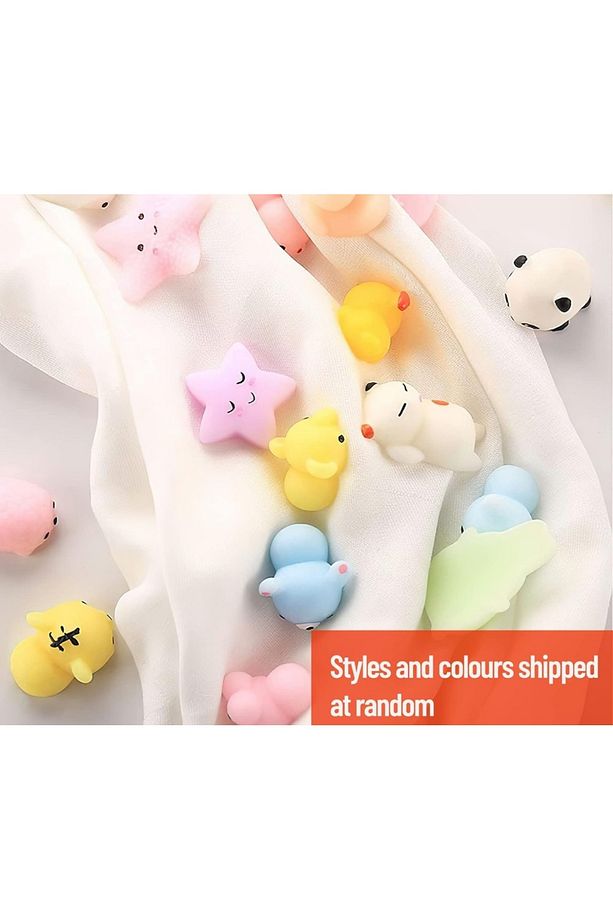 12 ADET SUKUŞİ HAYVAN FİGÜRÜ squishy oyuncak (kedi, kedi patisi, dinazor, civciv, kaplumbağa ve vb) - 4