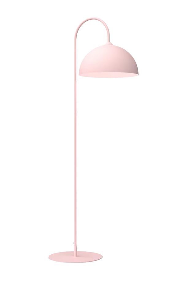 Pembe Lambader Hareketli Başlık Modern Dekoratif Metal Oturma Odası Çalışma Odası Zemin Lambası - 1