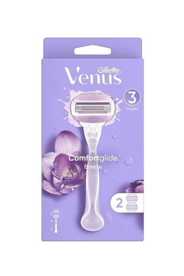 Venus ComfortGlide Breeze Razor with 2 Spare Heads