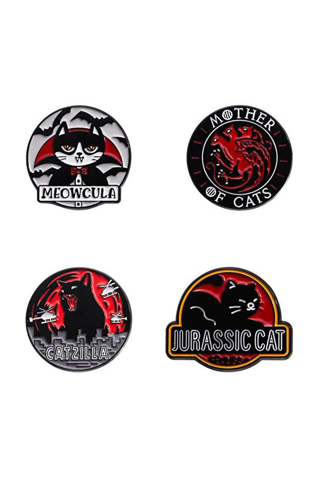 TZ1316 2-6 pcs/set Animal Series Enamel Pins Salamander Capybara Short-legged Corgi Brooches Lapel B