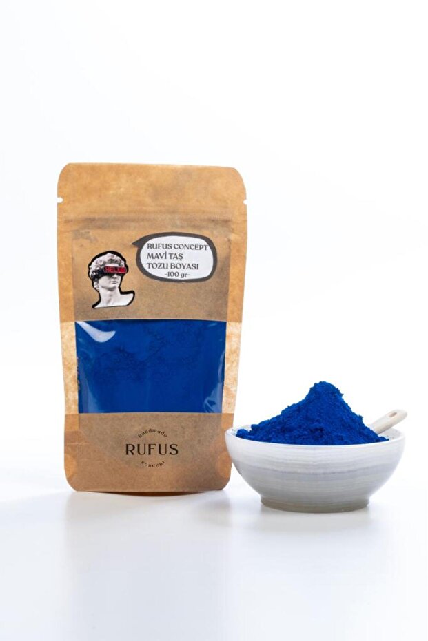 Mavi Taş Tozu Boyası ( 100 gr ) - 7