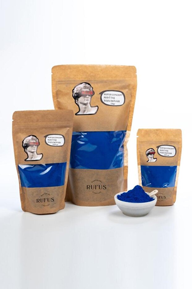 Mavi Taş Tozu Boyası ( 100 gr ) - 3