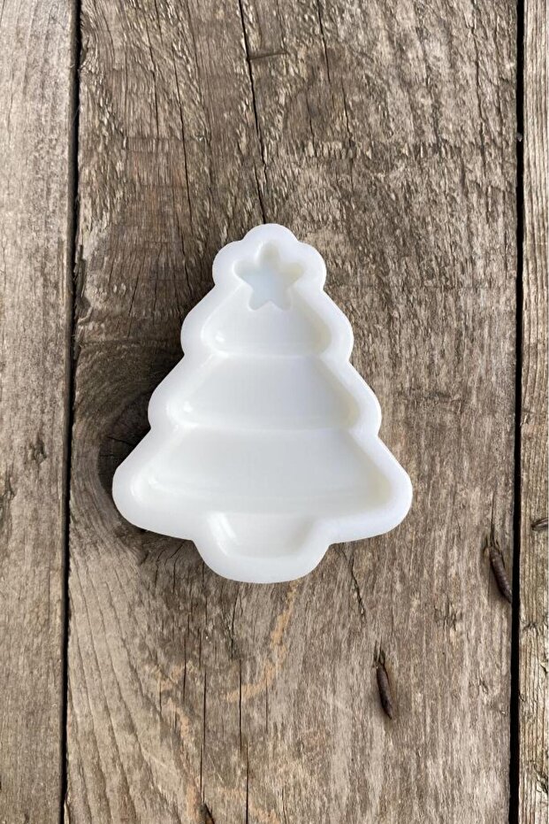 Yılbaşı Çam ağacı Silikon Mum Kalıbı - 3