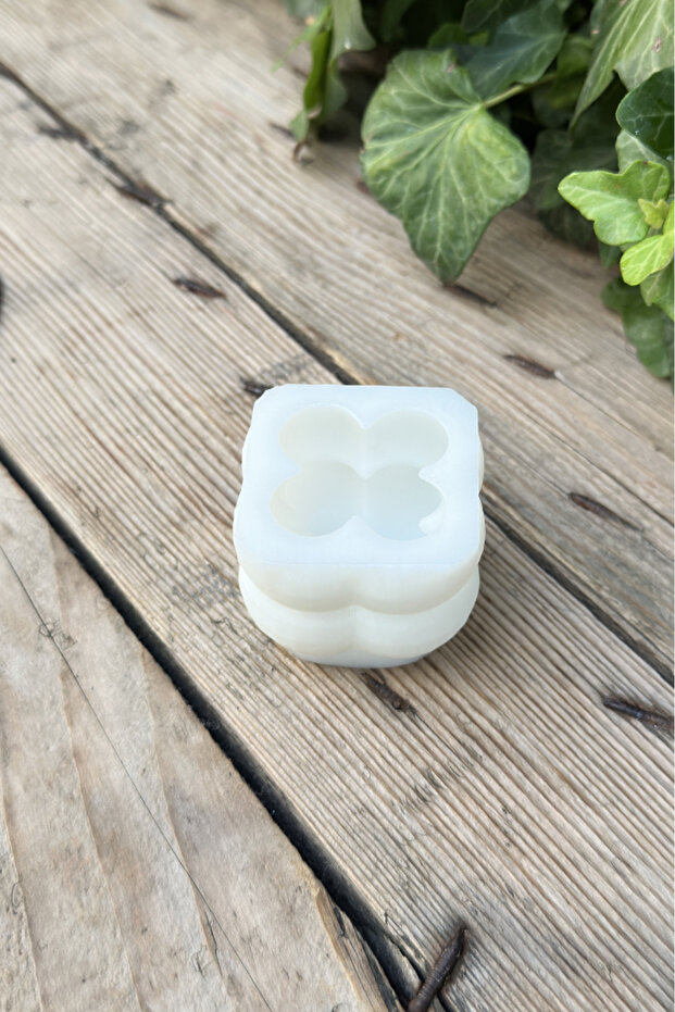 Bubble Küp Mini Silikon Mum Kalıbı - 3