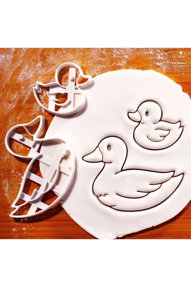 Cute Mother and Baby Duck Cookie Mold and Sugar Dough Mold