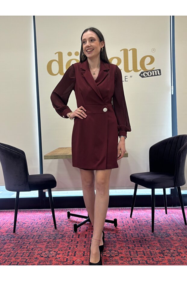 Kadın Ceket Elbise - 7