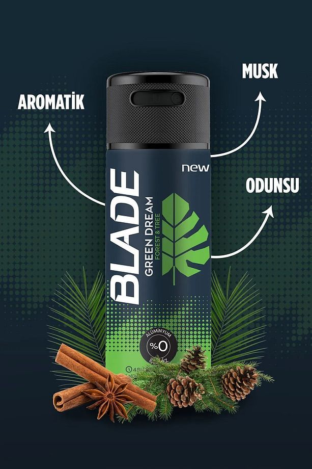 6'lı Erkek Deodorant Seti 150ml x 6 Adet - 4
