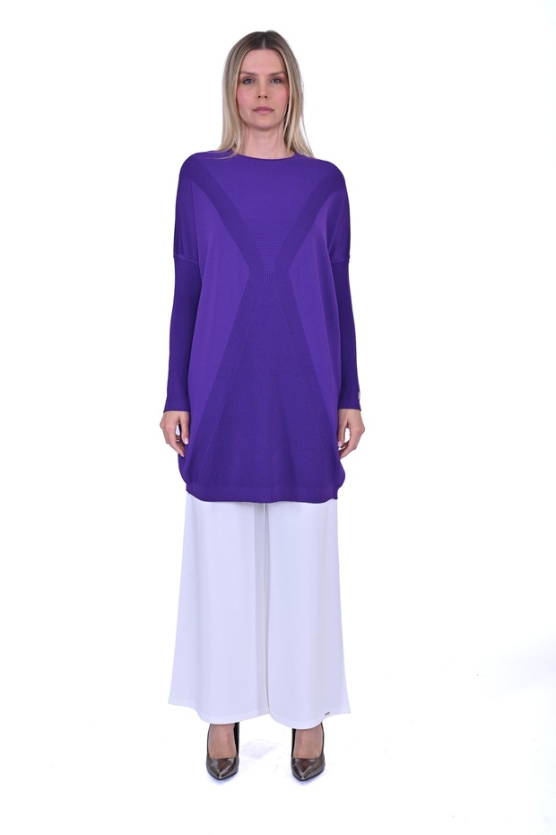 İNVEE 6923 Menekşe Tunik - 1