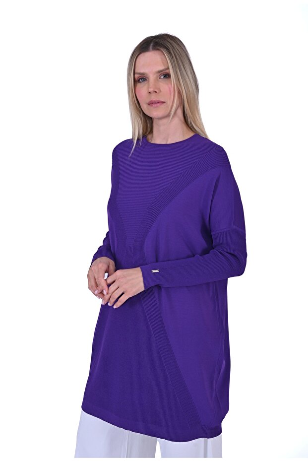 İNVEE 6923 Menekşe Tunik - 3