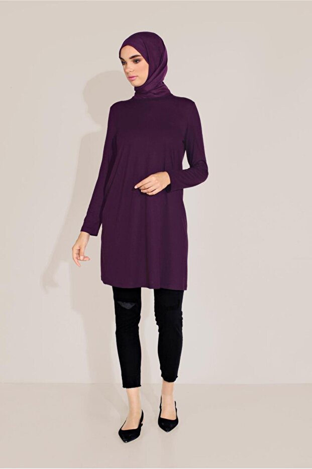 BİSİKLET YAKA TUNİK 40825 - 1