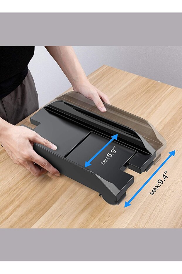 Mobile Tower Computer Stand with 4 Caster Wheels Adjustable Width Universal for PC Computer - 5