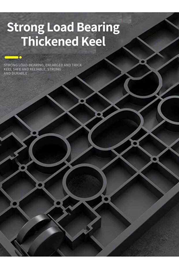 حامل وحدة المعالجة المركزية المحمول، حامل برج الكمبيوتر مع عجلة دوارة قابلة للقفل، يناسب معظم أجهزة الكمبيوتر المخصصة للألعاب - 6