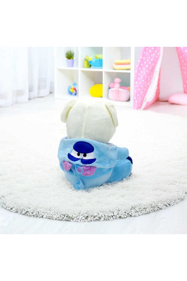 Puffy Hug Kapüşonlu Peluş Ayıcık - 3