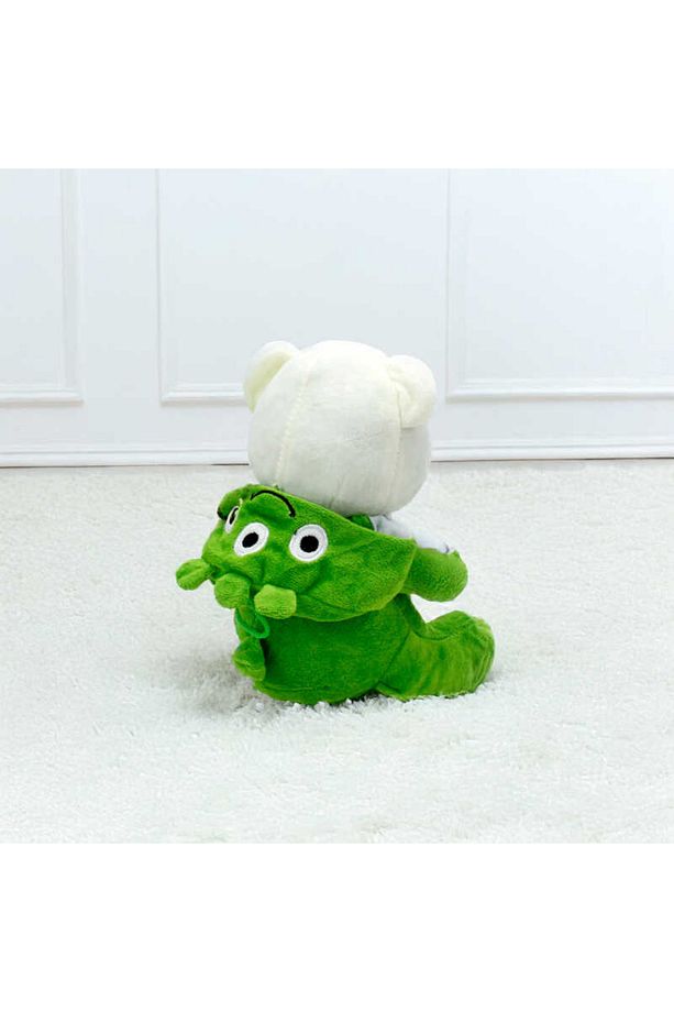 Puffy Hug Kapüşonlu Peluş Ayıcık - 3