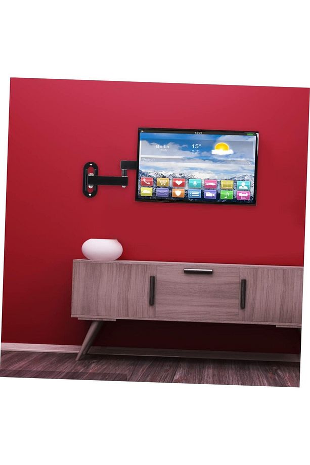 Sağlam Hareketli Lcd Led TV Monitör Duvar Askı Aparatı Seti Braket 10''-27" Ekran Uyumlu - 4