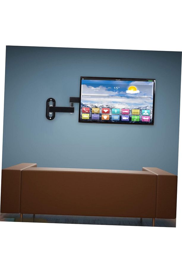 Sağlam Hareketli Lcd Led TV Monitör Duvar Askı Aparatı Seti Braket 10''-27" Ekran Uyumlu - 5