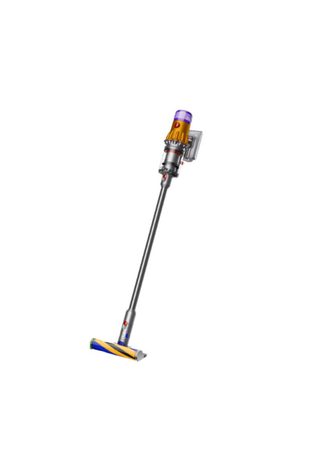 Aspirator vertical Dyson V12 Detect Slim Absolute 2023, 0.35 L, 545 W (Nichel/Galben) - 3