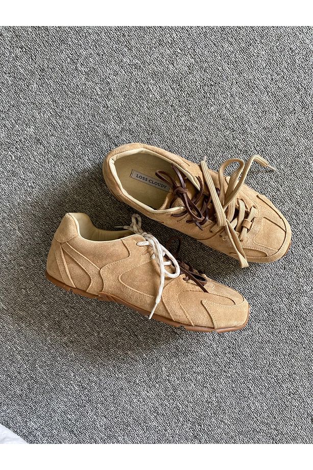 VİZON SÜET DÖRT BAĞCIKLI SNEAKER - 1