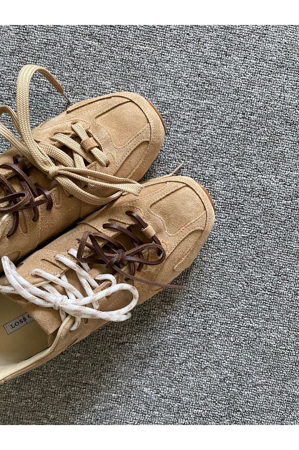 VİZON SÜET DÖRT BAĞCIKLI SNEAKER - 2