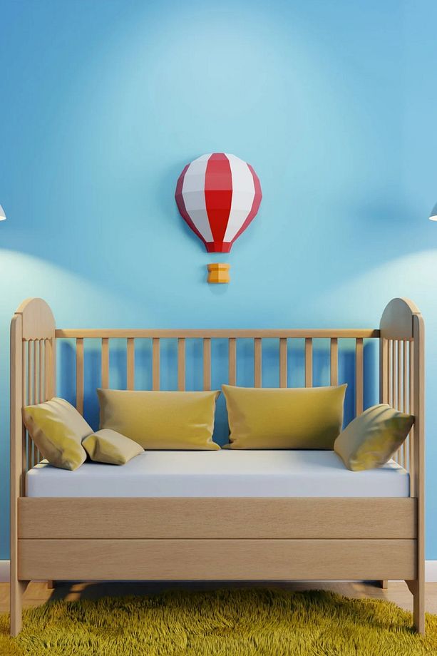 Orimiga Kendin Yap 3D Sıcak Hava Balonu – A4 Kes Katla Yapıştır Aktivite & Duvar Dekoru Seti - 5