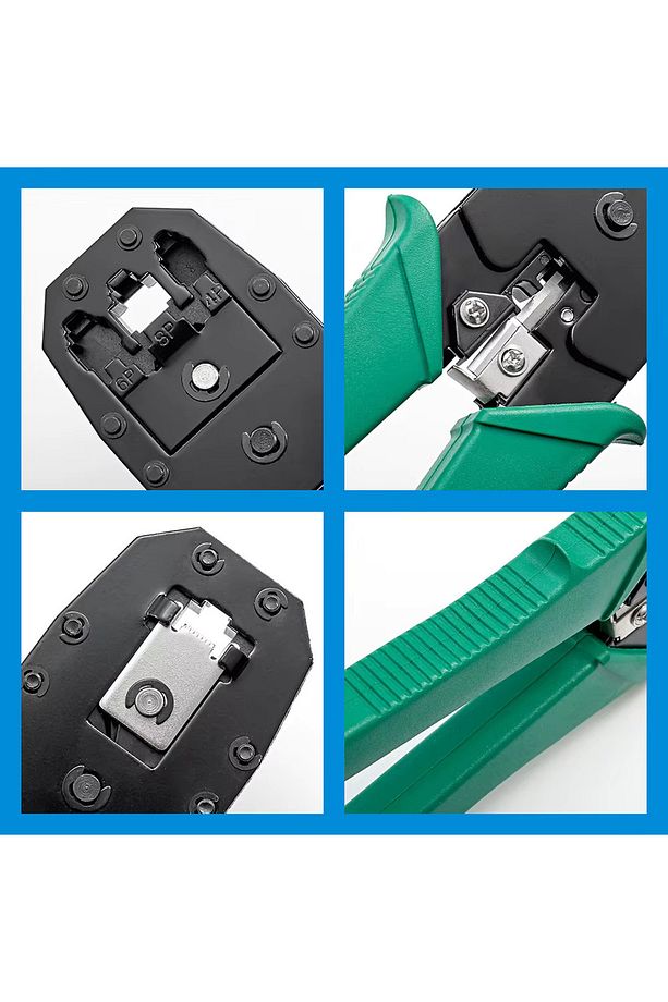 Ağ Sıkma Pensesi Utp Kablo Crimperi 8p 8c 6p 4p Rj45 Internet Ethernet Jak Sıkma Pensesi Rj45 Rj11 - 8