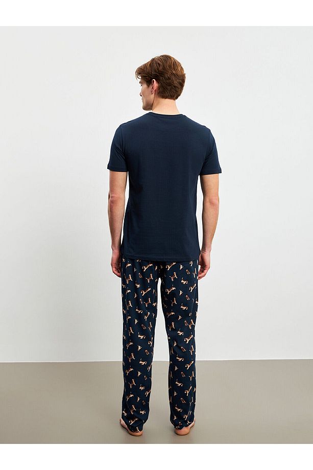 Standart Kalıp Erkek Pijama Takımı - 4
