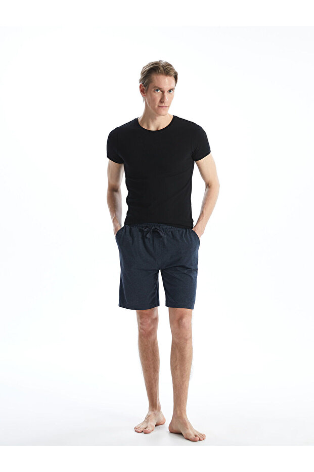 Nevavm Slim Fit Men's Pajama Bottom Shorts with Difference