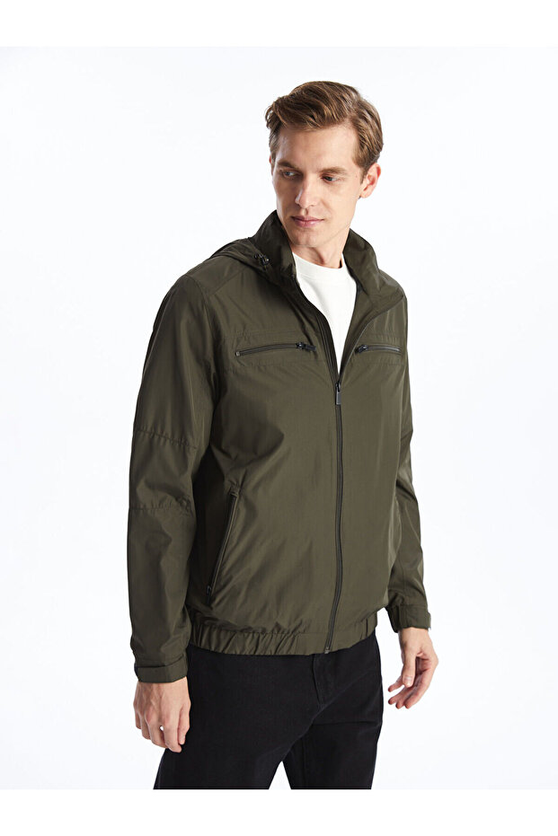 LCWAIKIKI Classic Standard Fit Hooded Men's Coat