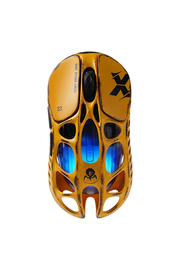 Mercury X Rgb 32k Dpı Optik Gaming Mouse, Kablosuz, Magnezyum Alaşımlı, Programlanabilir 5 Tuş, Sarı - 1