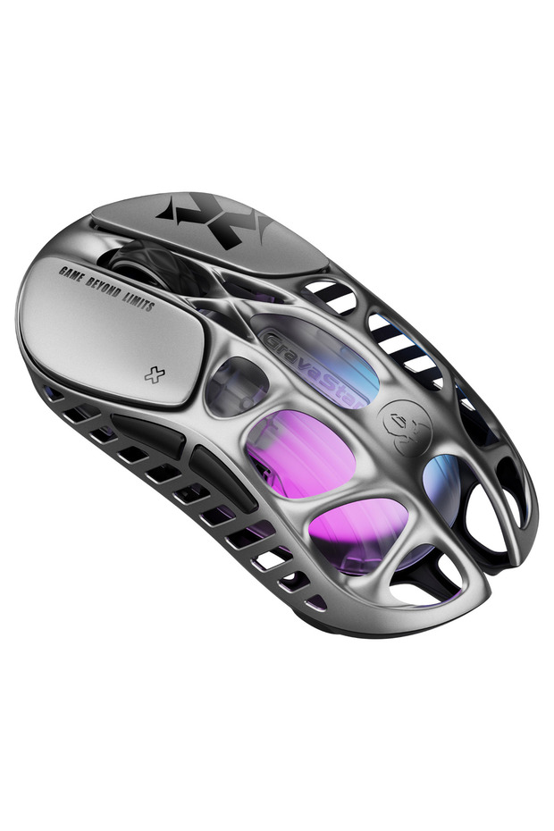 Mercury X Rgb 32k Dpı Optik Gaming Mouse, Kablosuz, Magnezyum Alaşımlı, Programlanabilir 5 Tuş, Gri - 4