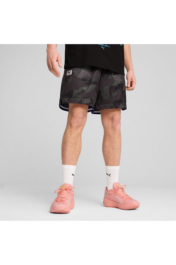Camo Aop Erkek Siyah Şort - 3