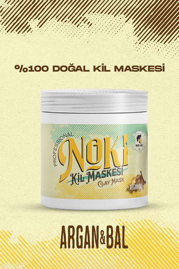 Kil Maskesi - Argan&Bal | Leke, Ve Siyah Nokta Giderici Yüz Maskesi - 1