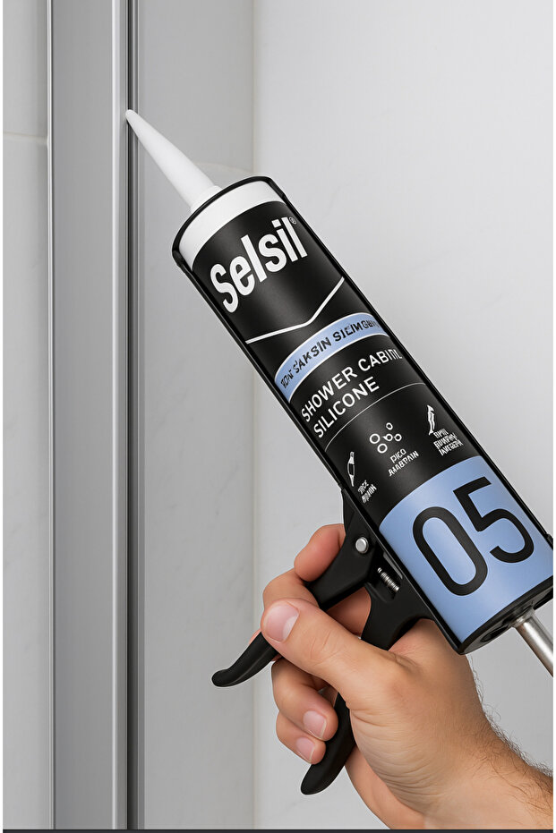 05no Duşakabin Silikonu - Suya Neme Küfe Dayanıklı Sızdırmazlık - 2 Adet - 2