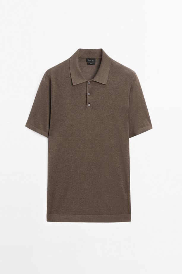 Polo jumper 100% linen - 5