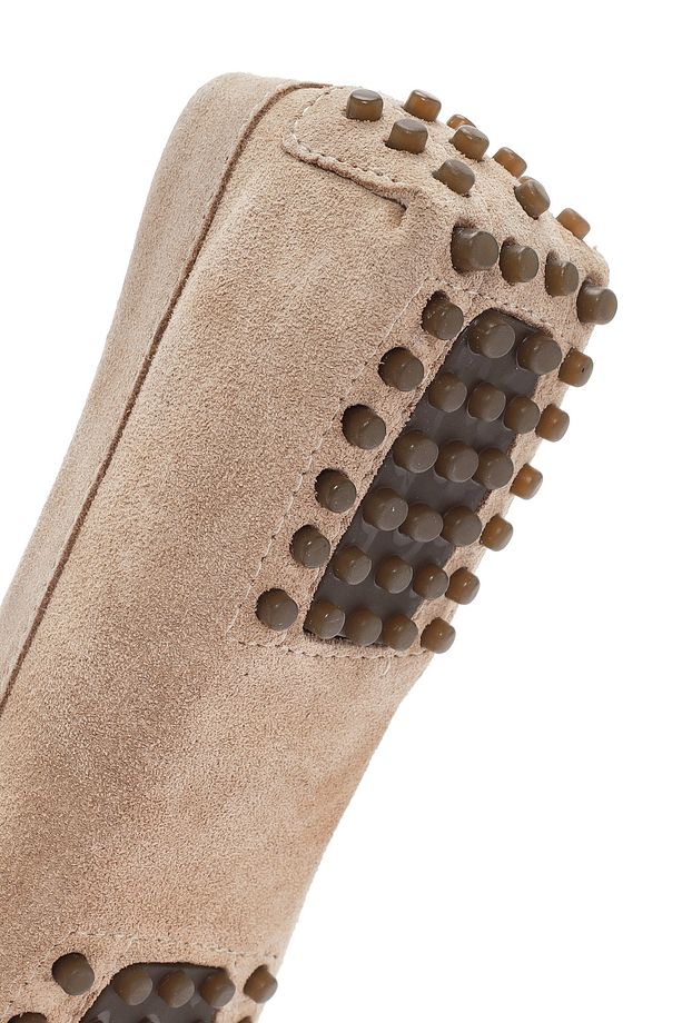 Kadın Camel Püsküllü Süet Deri Loafer 25SFD290710 - 8