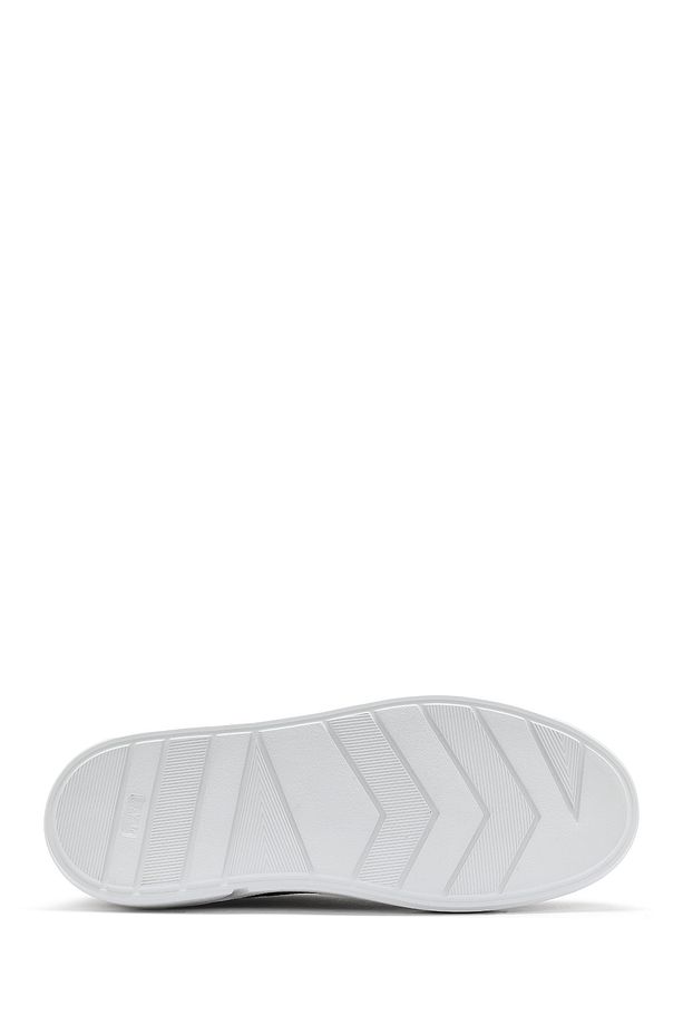 Erkek Bej Bağcıklı Süet Deri Sneaker 25SFD612710 - 4