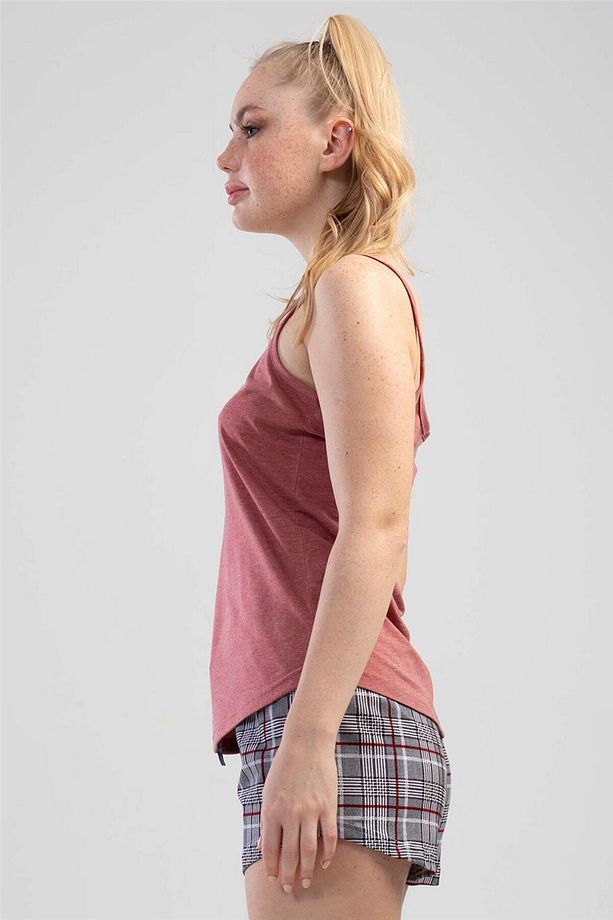 Vienetta Kadın Ip Askılı Şortlu Pijama Takımı - 3