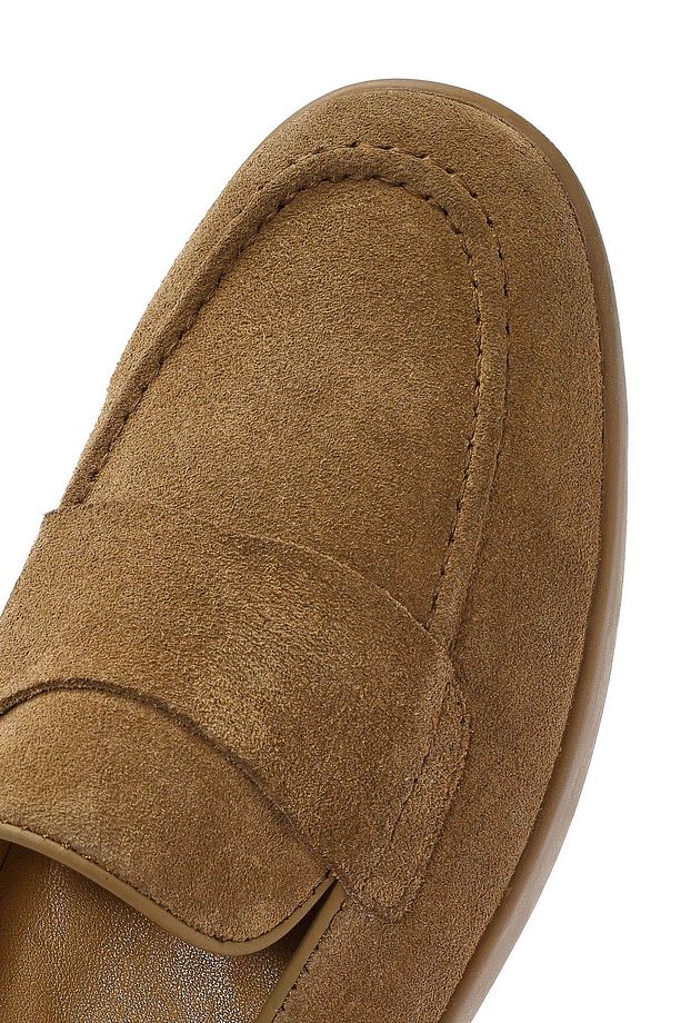 Kadın Taba Süet Deri Loafer 25SFD510010 - 8