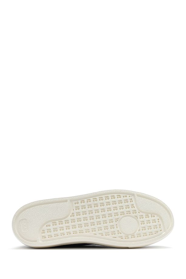 Erkek Yeşil Bağcıklı Kalın Tabanlı Süet Deri Sneaker 25SFD632010 - 4