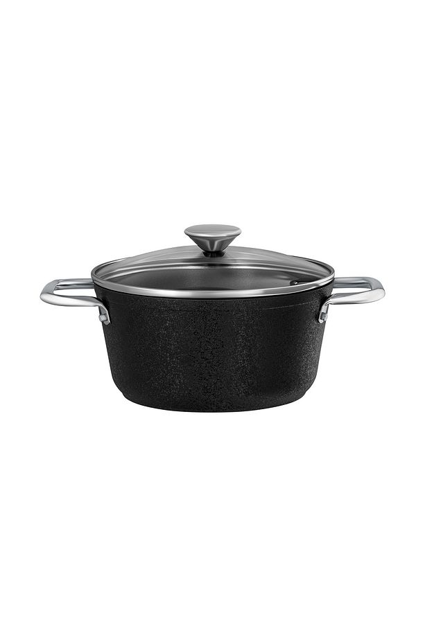 Noir Titanium Derin Tencere - Siyah - 24 cm - 1