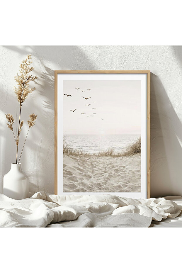 Single Wooden Framed Painting One Piece Poster Painting Tk/1426