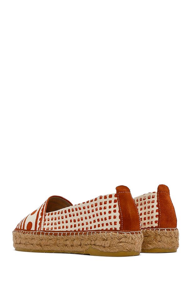 Kastamonu Taş Baskı Kadın Taba Desenli Espadril 25sfd20836f - 6
