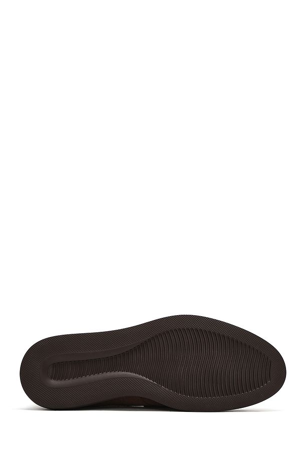 Erkek Vizon Süet Deri Loafer 25SFD790110 - 4