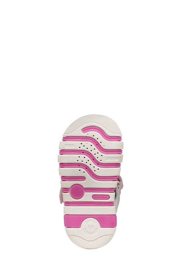 Kız Bebek Beyaz B Sandal Iupidoo A - Synt Mesh Bantlı Kumaş Sandalet B5517c0bc14c0563 - 6