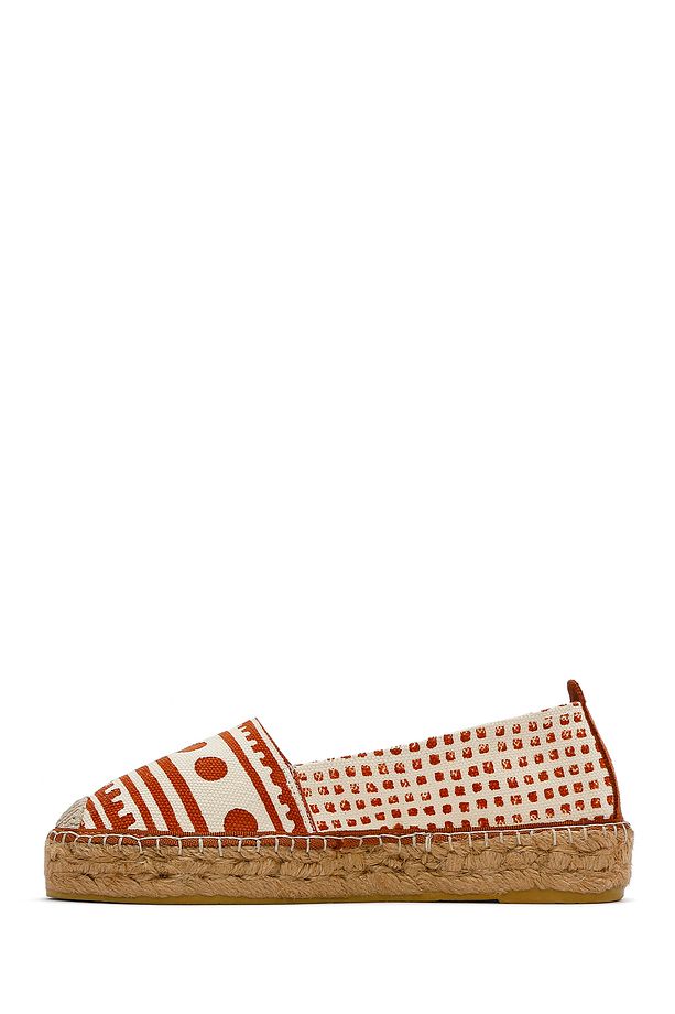 Kastamonu Taş Baskı Kadın Taba Desenli Espadril 25sfd20836f - 4