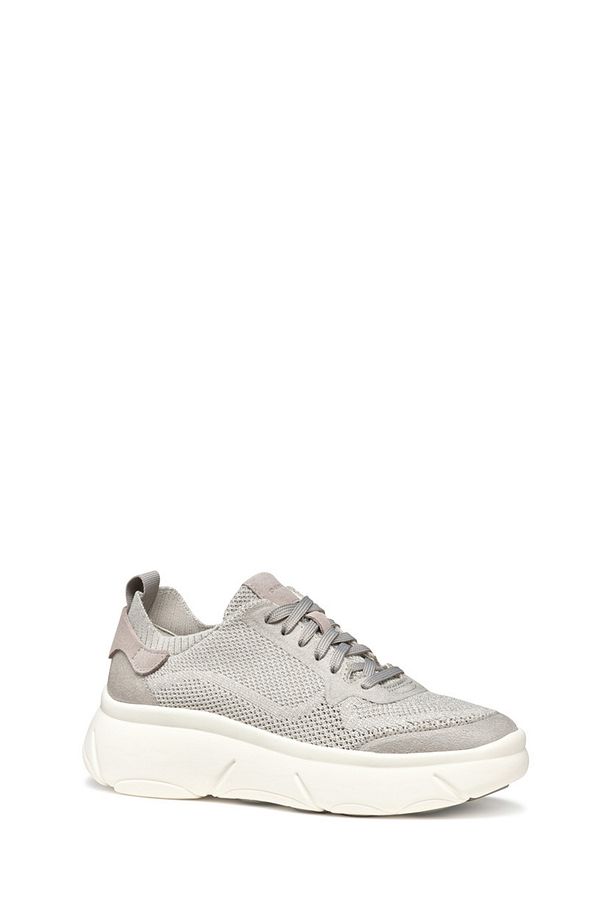Kadın Gri D Nebula 2.0 X A - Knit.tex Su Bağcıklı Kumaş Sneaker D55nha09t22c5097 - 3