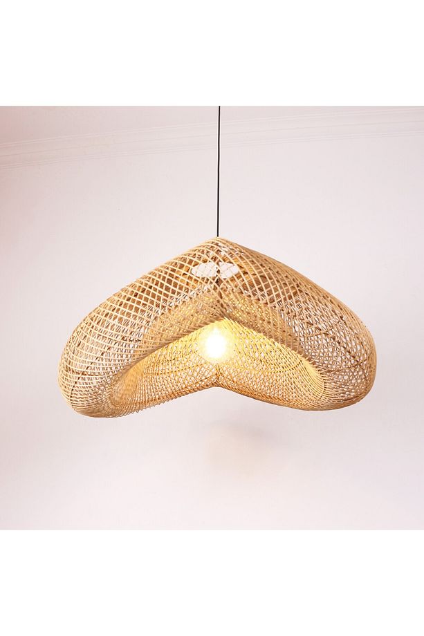 Yasmin  Asimetrik Rattan Avize 80x40 - 7