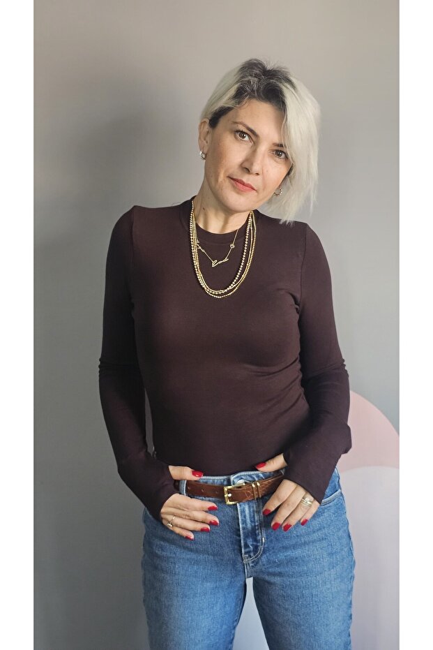 Parmak Geçmeli Bluz - 3