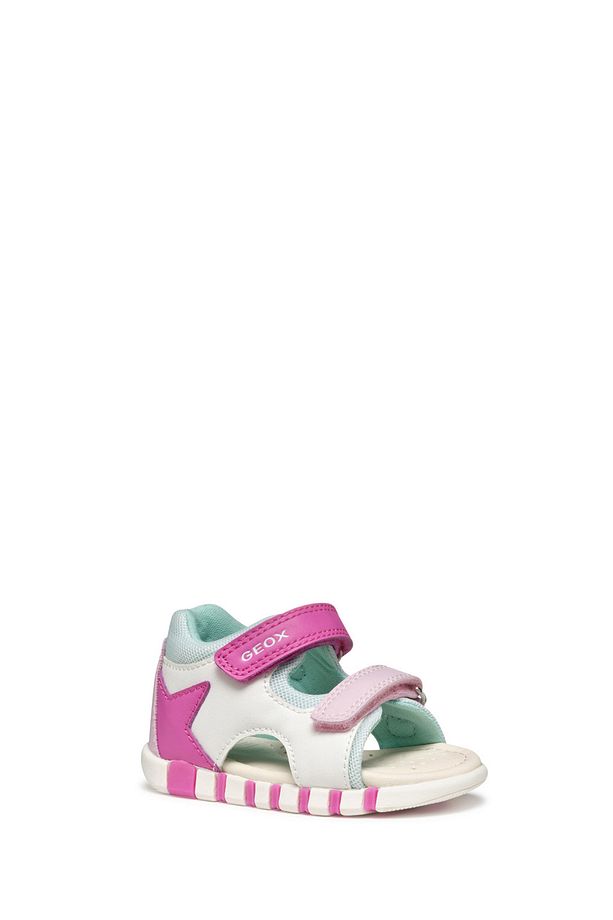 Kız Bebek B Sandal Iupidoo A - Synt Mesh Çift Bantlı Kumaş Sandalet B5517b0bc14c0563 - 3