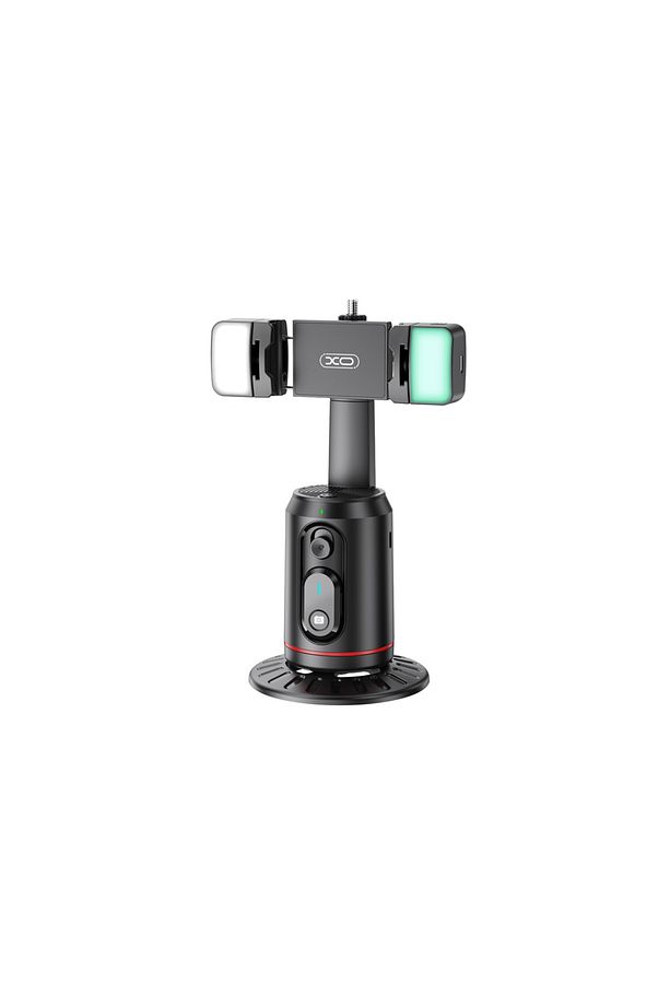 Mobil Cihaz Gimbal Stabilizatör SS16,360° Dönebilen,Yüz Takibi Yapabilen,RGB LED Işık,AI Kontrol - 1